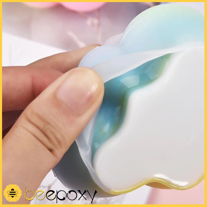 Khuôn Silicon Làm Nến, Xà Bông, Resin Handmade Hình Đám Mây