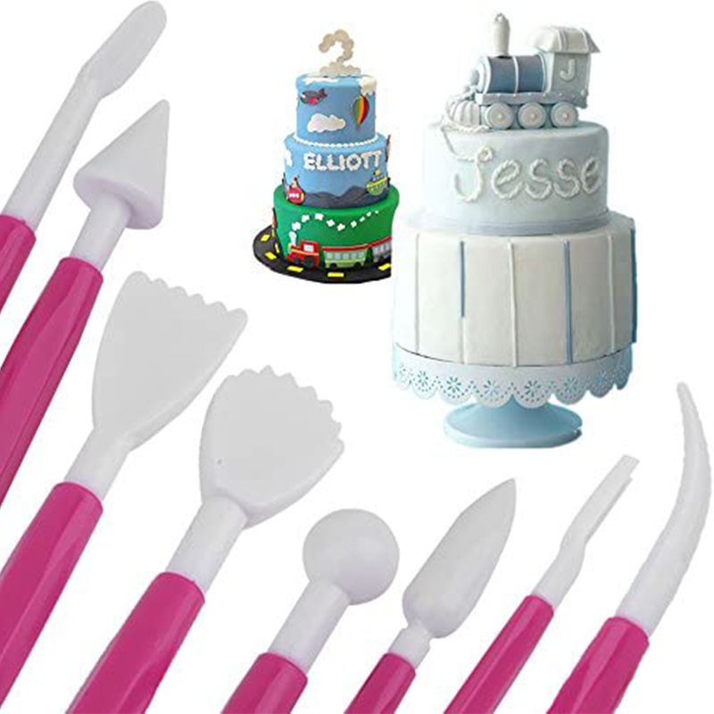 Set 8 bút khắc ANAEAT làm bánh fondant thủ công