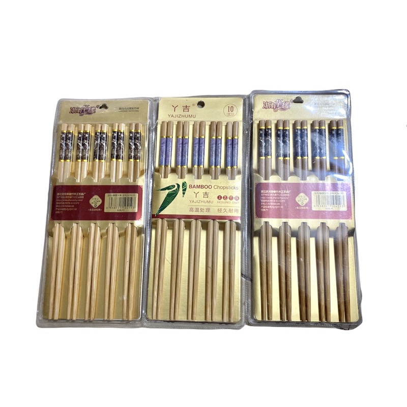 Đũa Tre Xuất Nhật Cao Cấp Chống Mốc Vỉ 10 Đôi
