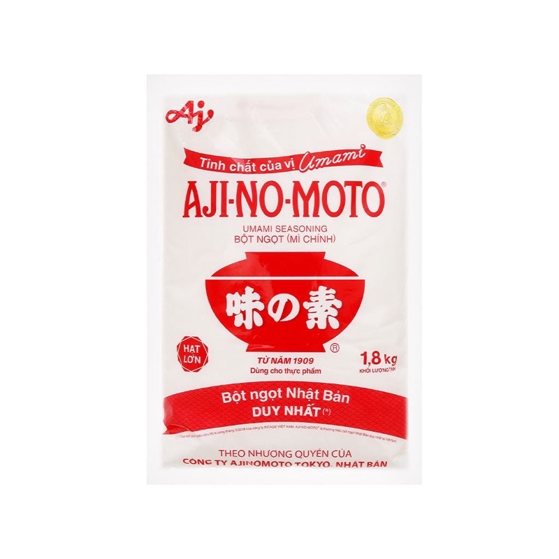 Bột ngọt Ajinomoto hạt lớn 400g,1kg, 1kg8 mì chính