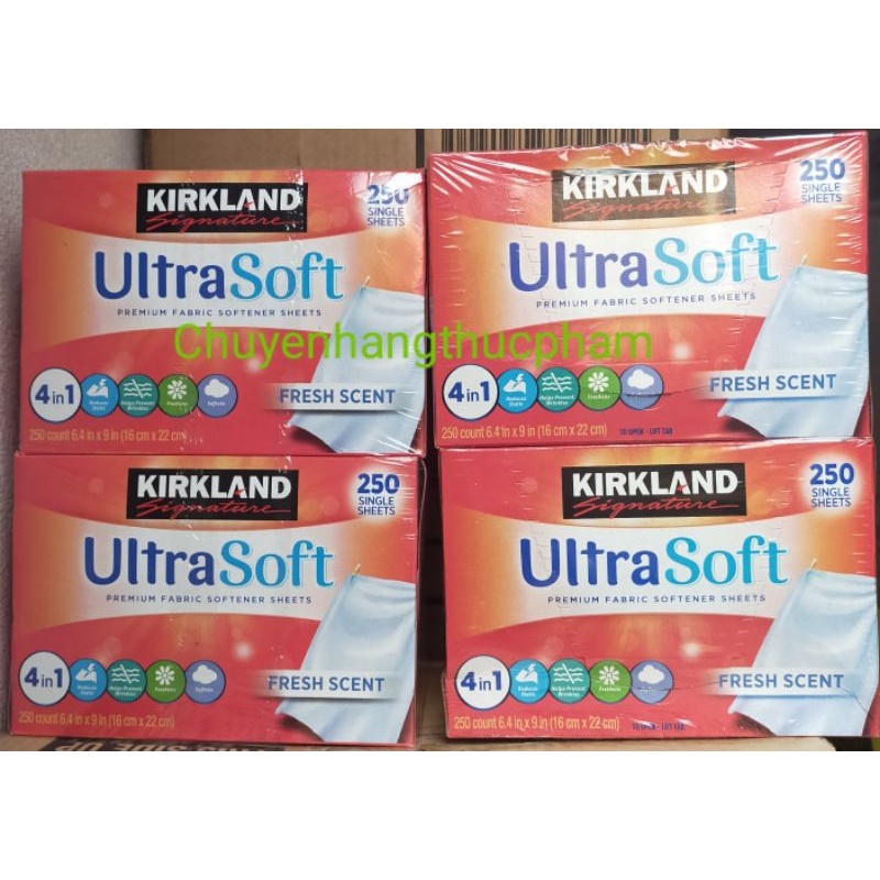Giấy Thơm Quần Áo Kirkland Ultrasoft 250 miếng - Hãng Mỹ