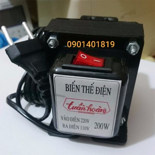 Biến Áp Đổi Nguồn 220V - 110V ( TH - VN - 200W )
