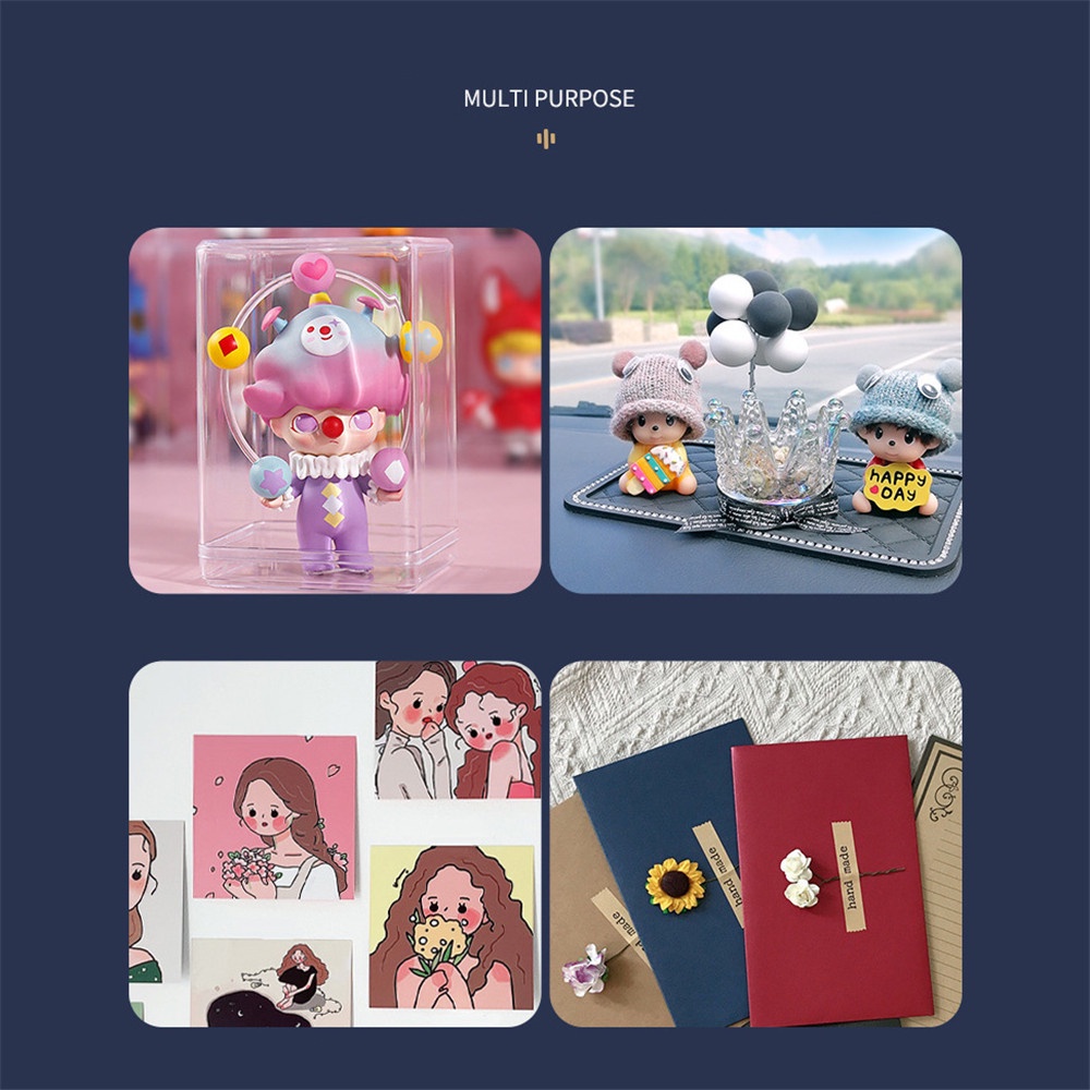 Tấm 60 Miếng Dán Hai Mặt Cố Định Mô Hình Đồ Chơi