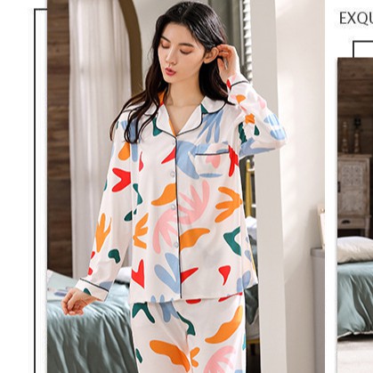 Đồ Bộ Pijama Nữ Dài Tay Cotton Chất Đẹp  Ivy Sweet Home