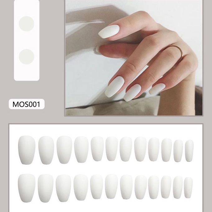 Móng tay giả D&P TRƠN nhiều màu NAIL BOX