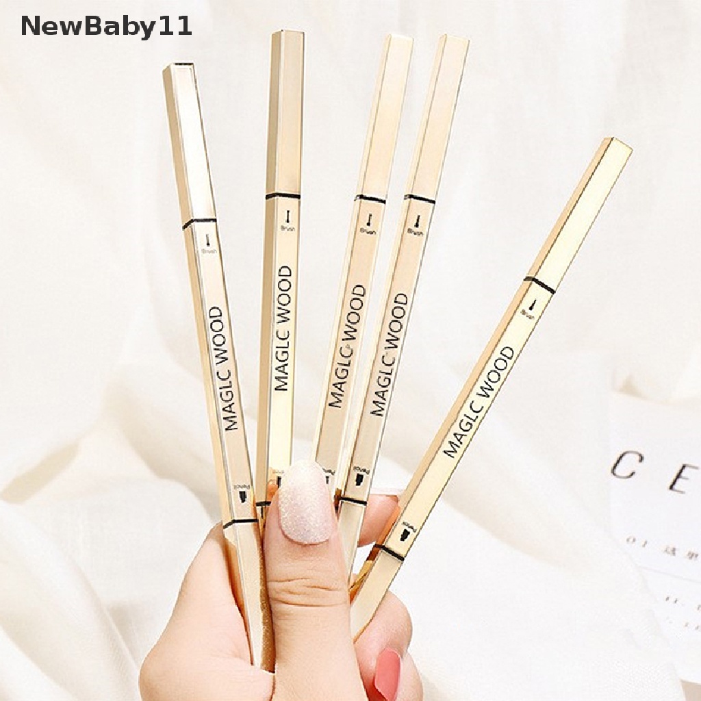 Bút kẻ lông mày hai đầu tam giác siêu mịn chống thấm nước với 5 màu lựa chọn | BigBuy360 - bigbuy360.vn