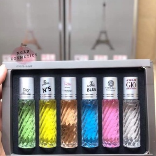 Nước Hoa Tháp 6 Chai Dạng Lăn Thơm Cực Dai.Tinh dầu thơm dàng lăn.
