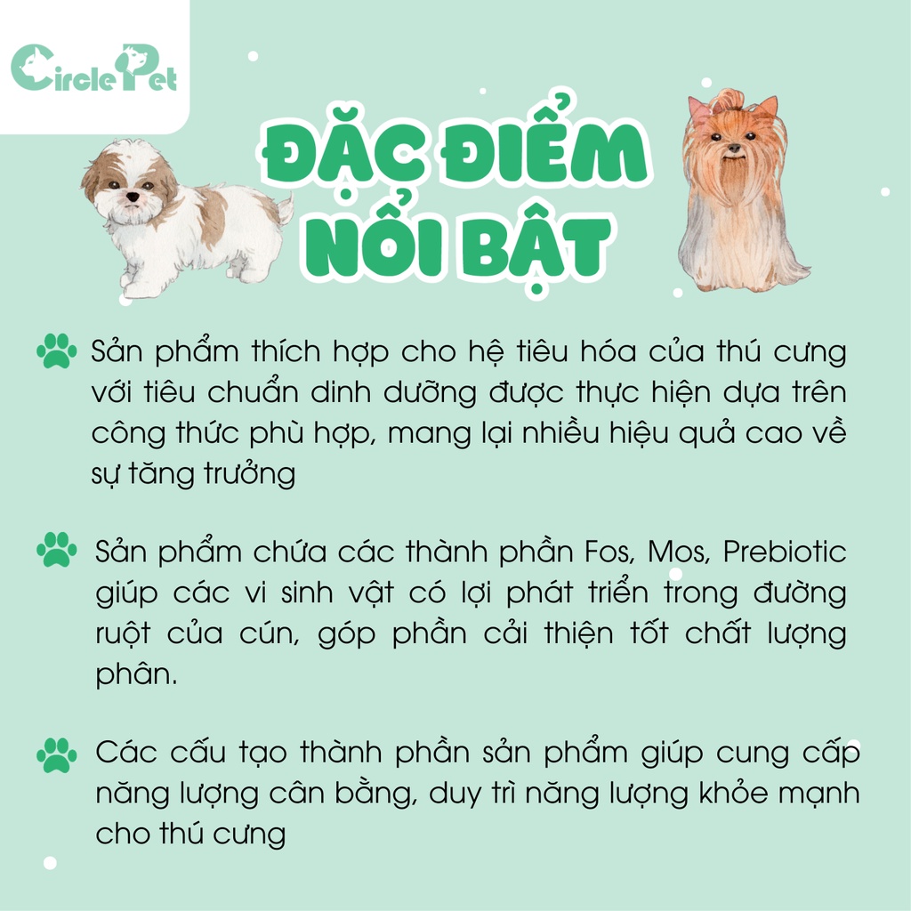 Thức Ăn Cho Chó Con Có Trọng Lượng Trung Bình Royal Canin Medium Puppy Nhiều Size - Circle Pet