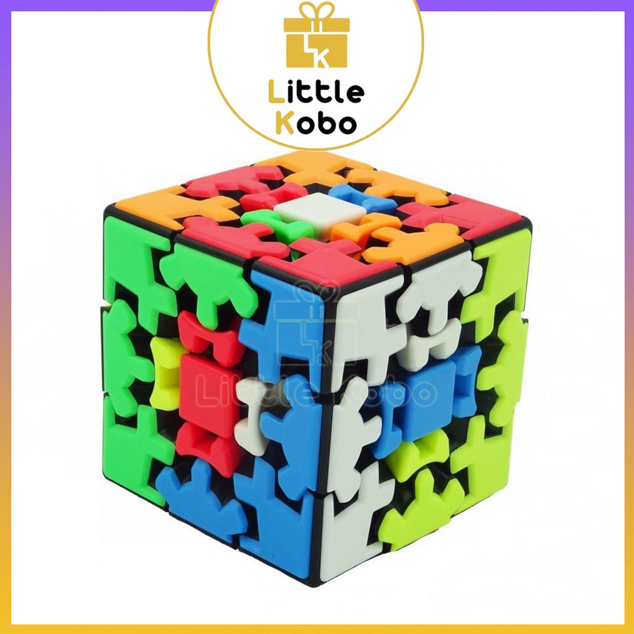 Rubik Biến Thể Gear Cube 3x3 Yumo Zhichen KungFu Rubic Stickerless Đồ Chơi Thông Minh
