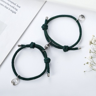 Cặp vòng tay có mặt ghép nối dài phong cách Hàn Quốc hip hop unisex