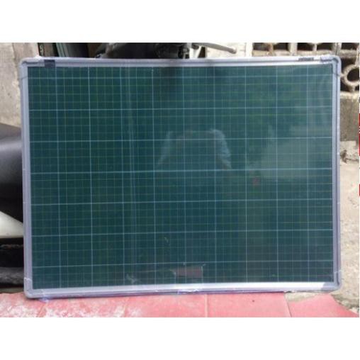 BẢNG TỪ XANH 80 x 120cm KẺ Ô LY TIỂU HỌC CAO CẤP TẶNG KÈM NAM CHÂM + LAU BẢNG