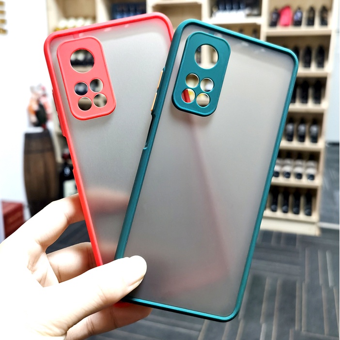 Ốp Điện Thoại Trong Mờ Chống Sốc Bảo Vệ Camera Cho Xiaomi POCO M4 Pro 4G X4 5G X3 NFC