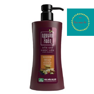 Dầu gội Dược liệu Nguyên Xuân nâu 350ml - Tóc thường (Khuyến mại thêm 35ml giá không đổi)