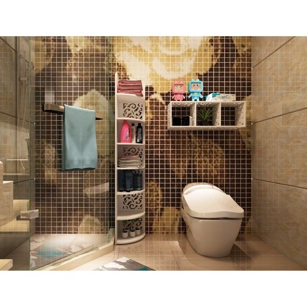 [ RẺ VÔ ĐỊCH] Kệ góc nhà tắm chống nước hiện đại 7 tầng IG154-157 | BigBuy360 - bigbuy360.vn