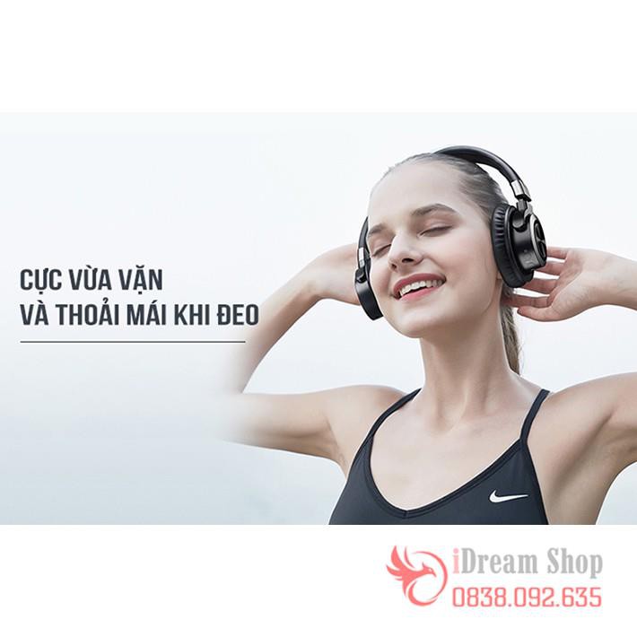 Tai nghe bluetooth headphone chụp tai ko không dây Remax v5.0 cách âm chống ồn sạc pin chính hãng