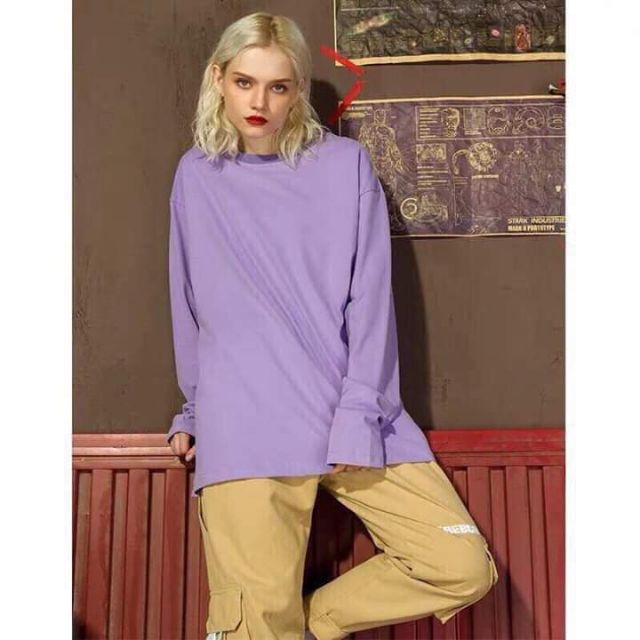 Áo long tee form unisex, có 8 màu (ảnh thật) | BigBuy360 - bigbuy360.vn