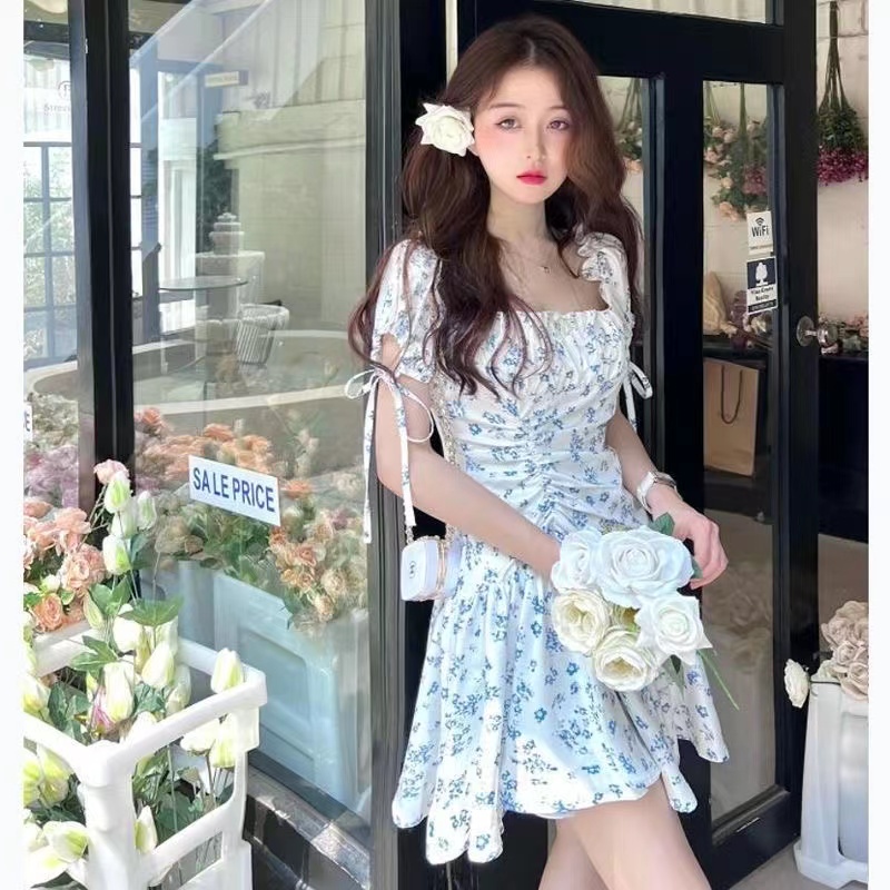 váy xanh đầm bigsize nữ đầm tay phồng đầm hở lưng sexy đầm nữ váy ngắn váy hoa nhí vintage váy tiểu thư sang chảnh đầm đi tiệc đầm cổ vuông đầm thiết kế váy đi chơi