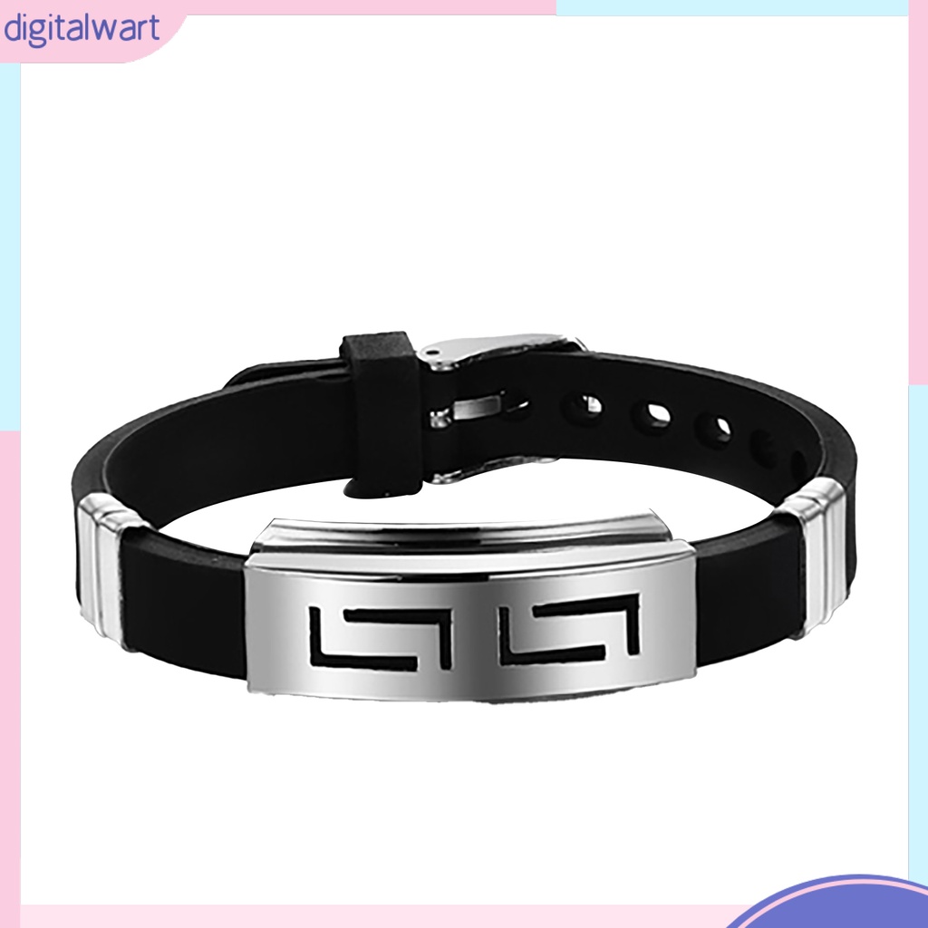 Vòng tay bằng cao su phong cách cá tính dành cho nam