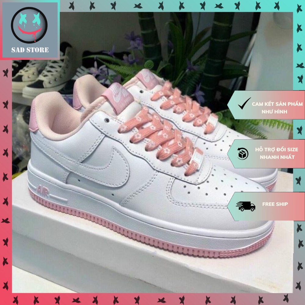 Giày_Nike AF1 Nữ, Giày_Nike Air Force 1 Đế Xanh Đế Hồng Full Box + Bill Free Ship Toàn Quốc | BigBuy360 - bigbuy360.vn