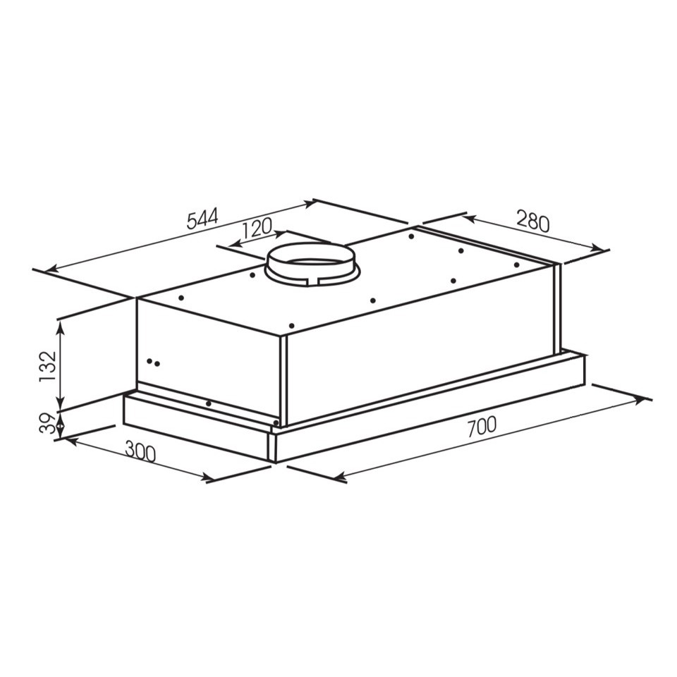 Máy hút mùi âm tủ 70cm Kocher K 6270