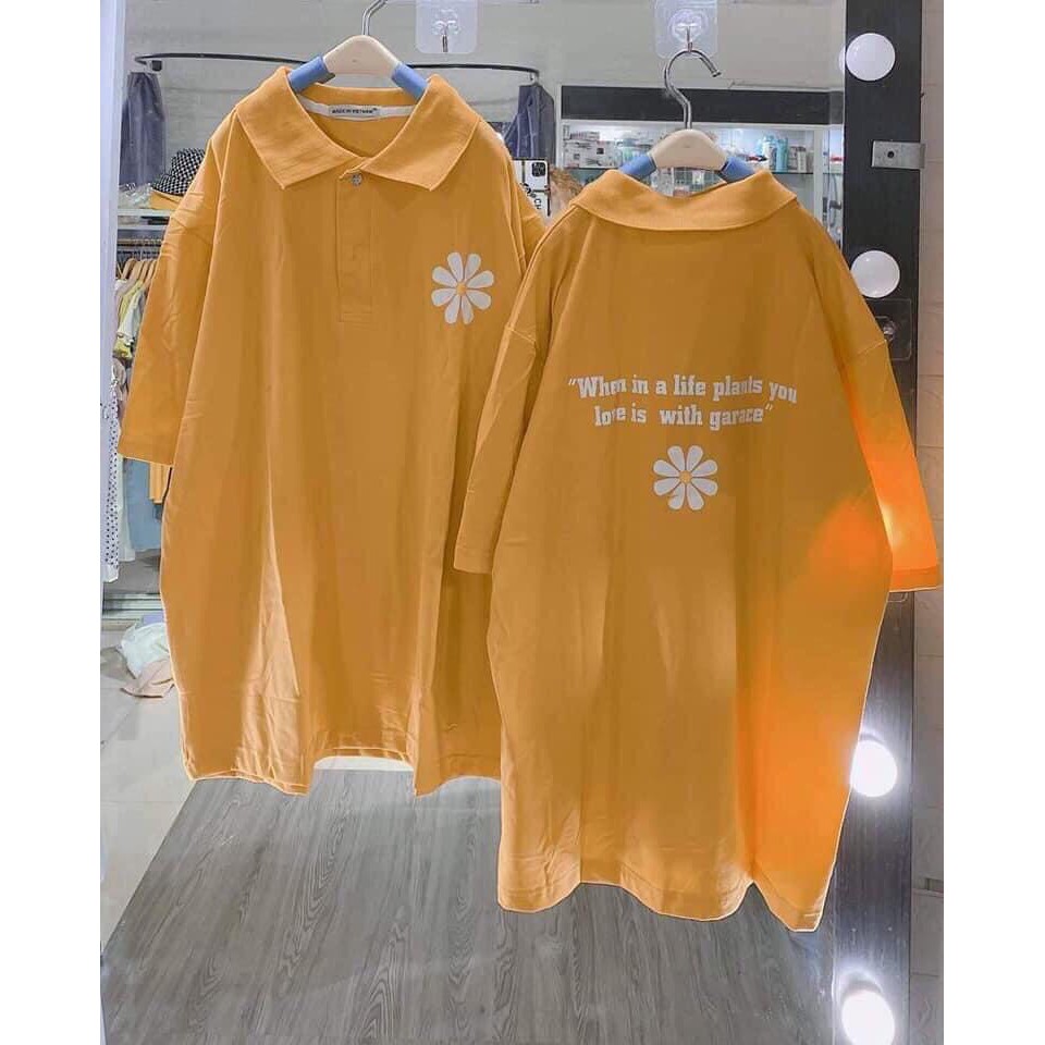 [RẺ VÔ ĐỊCH Áo Polo Tay Lỡ Unisex Form Rộng (Áo Polo Nữ Ulzzang)