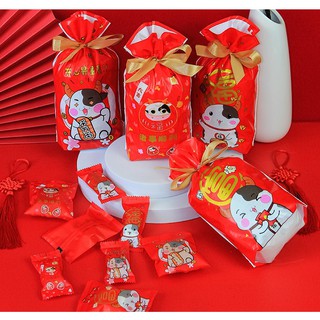 Túi rút dây đựng bánh kẹo Tết