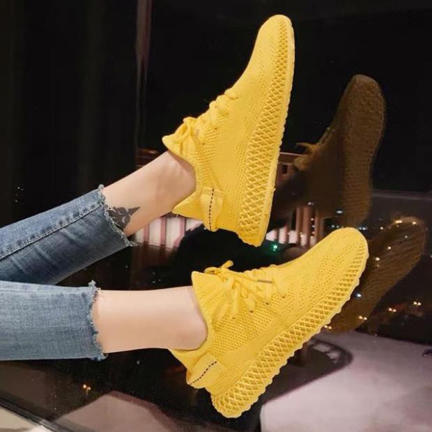 Chuẩn 👟 Giày thể thao YZ màu vàng siêu đẹp . New Có Sẵn . : 😍 . : ✔️ [ NEW ] . rẻ HOT ✔ ⚭ L