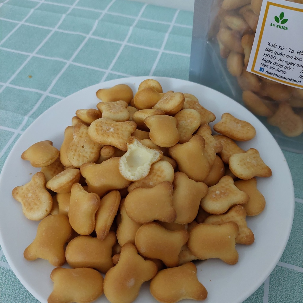 [Mã GROSALE1 giảm 8% đơn 500K] Bánh gấu nhân kem Thiên Hồng 500gr