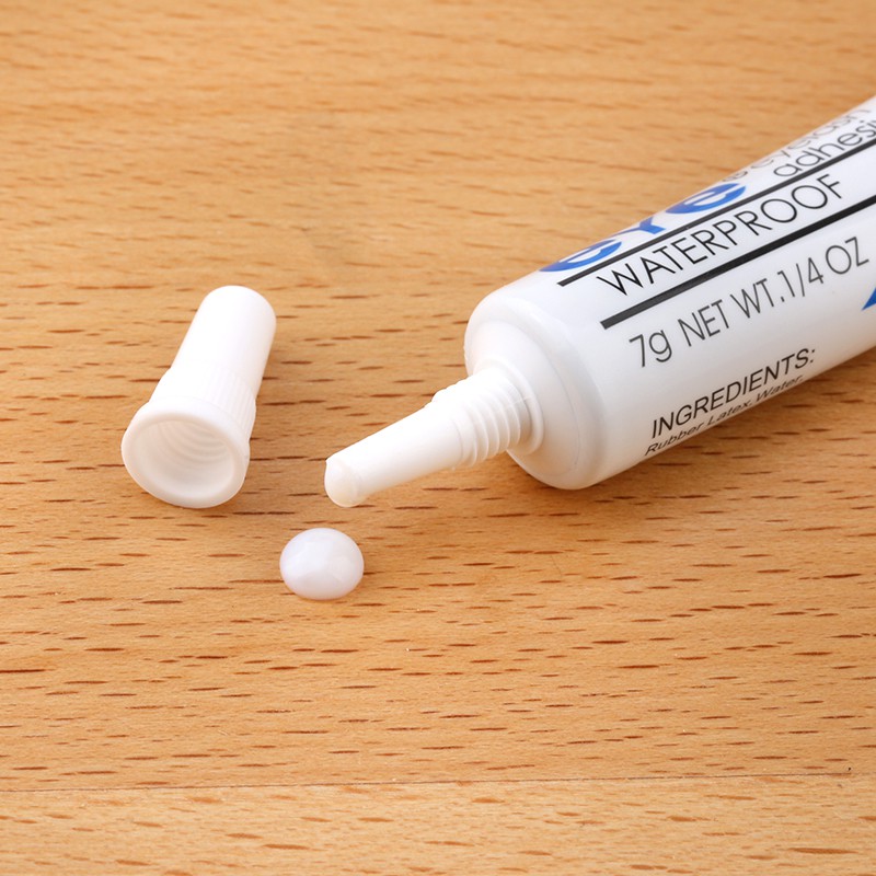 Keo Dán Lông Mi Màu Trắng Và Đen Chống Thấm Nước Tiện Dụng