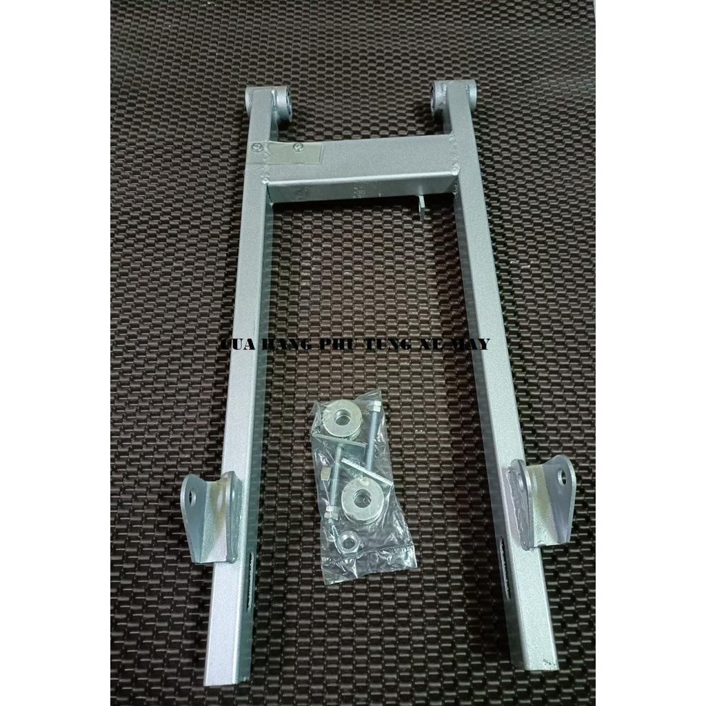 Gấp phay tam giác cho xe Sirius dài 50cm mẫu mới sơn bạc kèm pát tăng sên