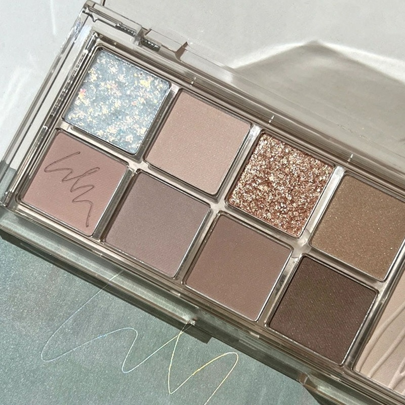 Bảng Phấn Mắt/Phấn Má Hồng/Bắt Sáng Màu Nhũ Lâu Trôi Phong Cách Hàn Quốc