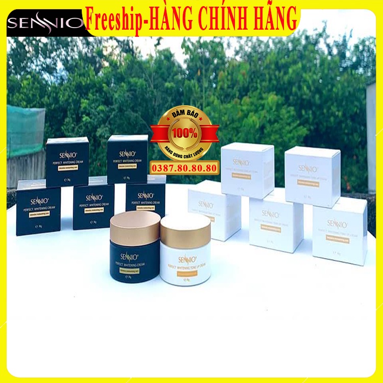 Kem dưỡng trắng da mặt ban đêm cao cấp hàn quốc/ Kem dưỡng trắng da cho nam và nữ giúp da trắng căng bóng mịn sennio