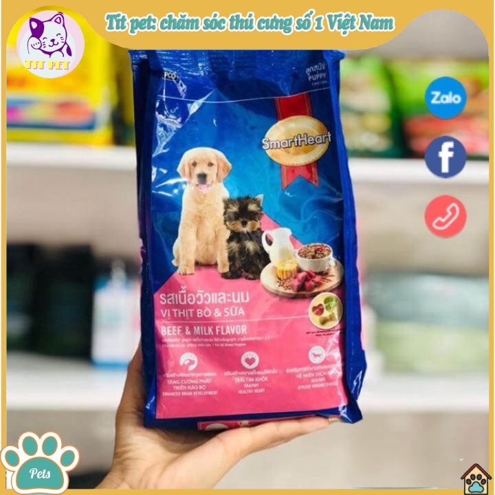 (DATE MỚI NHẤT)Smartheart uppy thức ăn dành cho chó con 400g