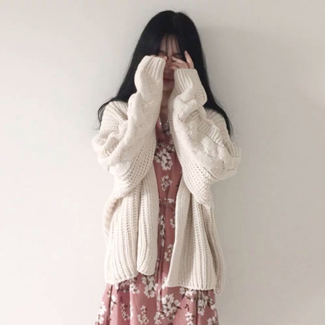 Áo len nữ tay vặn thừng | BigBuy360 - bigbuy360.vn