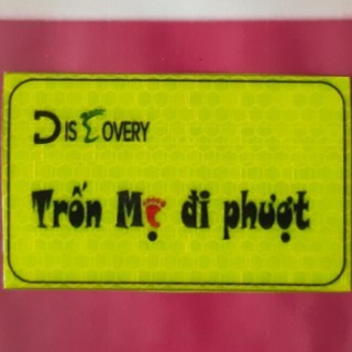 LOGO PHƯỢT PHẢN QUANG TỔ ONG trốn mẹ đi phượt