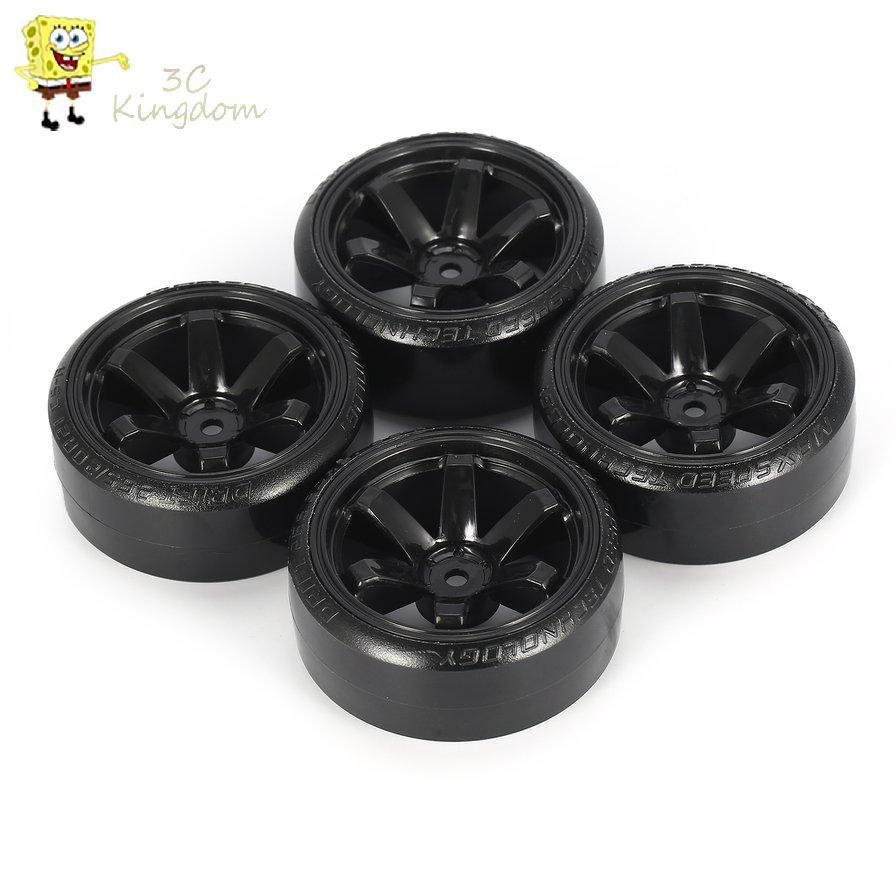 4 Bánh Xe Cao Su Cho Xe Điều Khiển Từ Xa Traxxas HSP 1 / 10 * 3