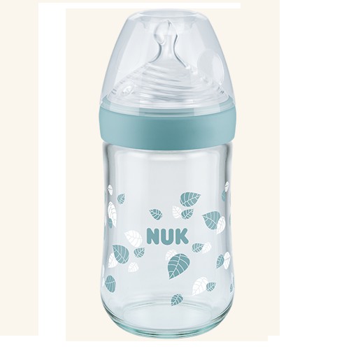 Bình sữa NUK thủy tinh Nature Sense 120 - 240ml ty Silicone S1-M