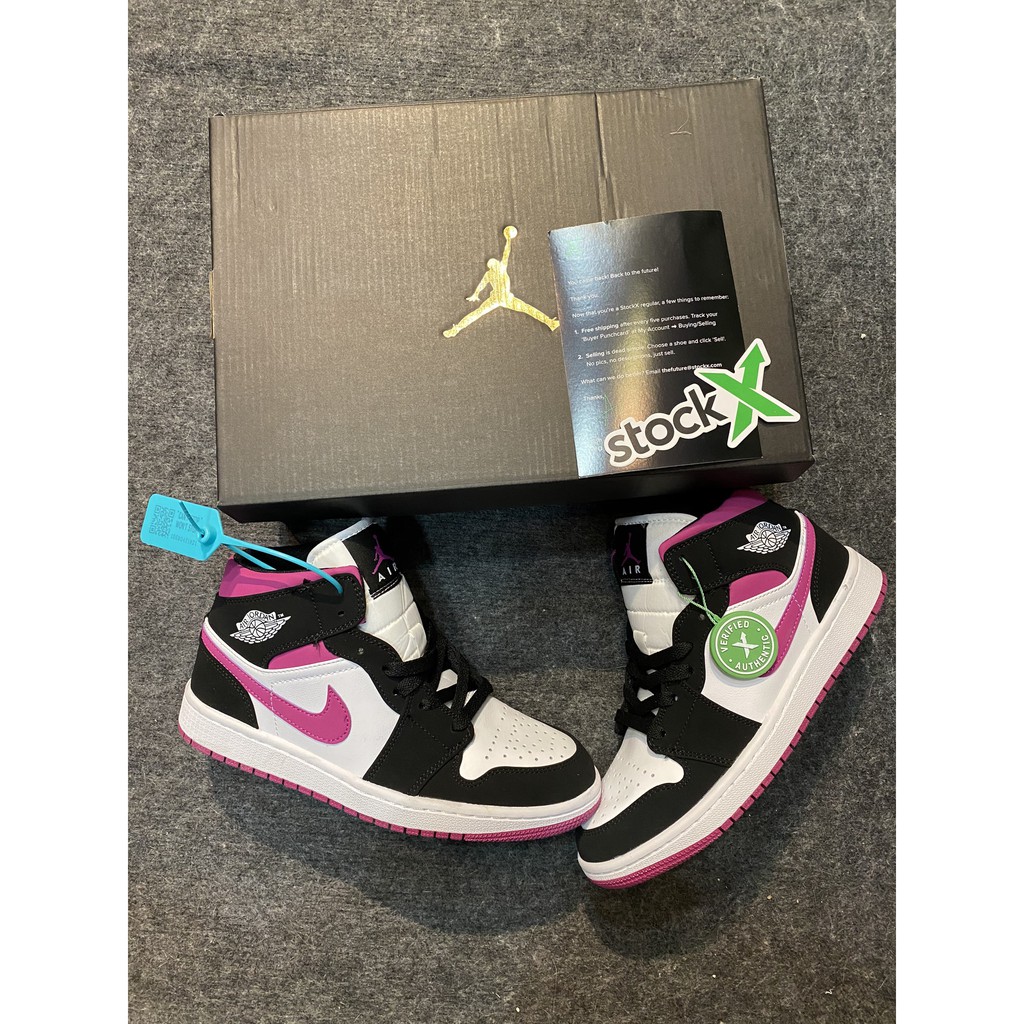 Giày air jordan 1 high nữ -hồng [rep_11]