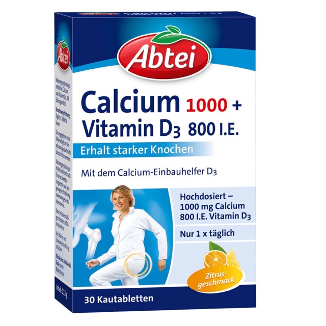 Bổ sung canxi và vitamin d3 Đức 30 viên