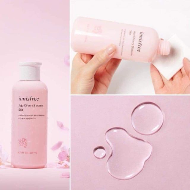 Nước Hoa Hồng Hoa Anh Đào Innisfree Jeju Cherry Blossom Skin