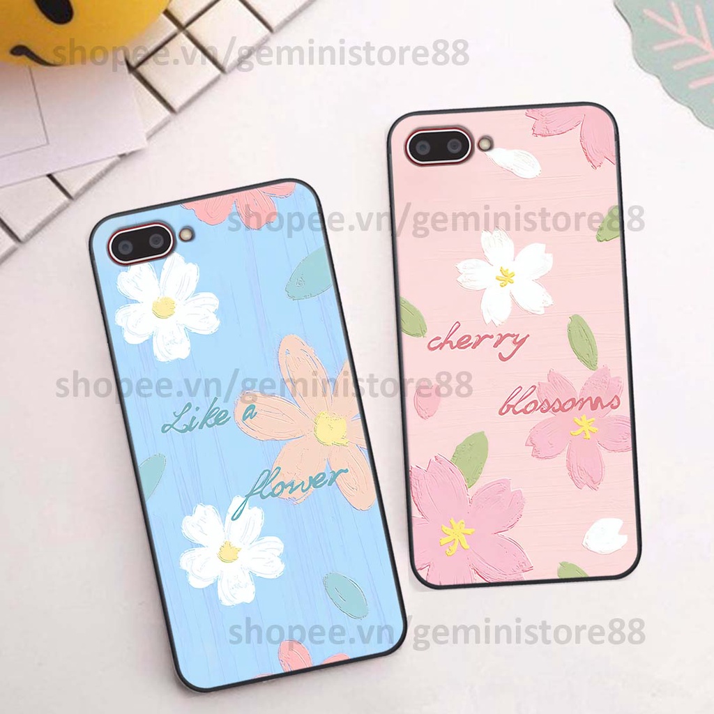 Ốp Oppo A3s / A1k in hình hoa lá nhiều màu sắc siêu đẹp, siêu xinh, siêu cá tính