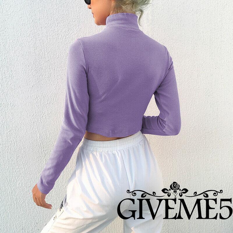 Áo tay dài kiểu ngắn dáng ôm dành cho nữ