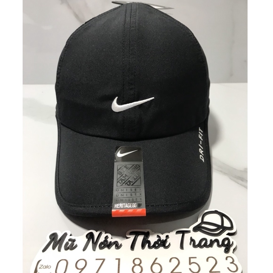 Mũ Lưỡi Trai Nike Thể Thao Cao Cấp,Vải Cotton Mềm Mịn, Gấp Gọn Bỏ Túi, Dành Cho Cả Nam Và Nữ.