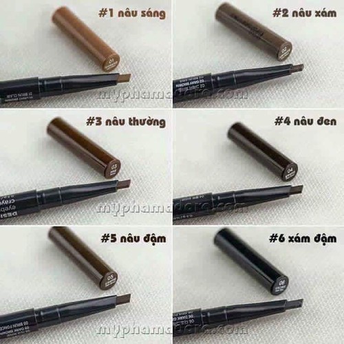 Chì kẻ mày các màu hai đầu Hàn Quốc | BigBuy360 - bigbuy360.vn