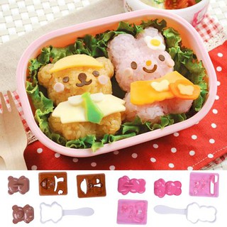 Khuôn làm cơm bento hình búp bê đáng yêu