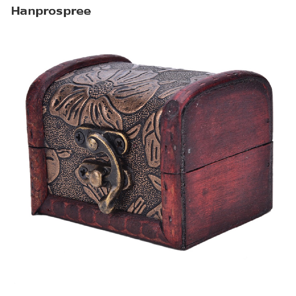 Hanprospree &gt; Hộp Đựng Trang Sức Bằng Gỗ Phong Cách Vintage