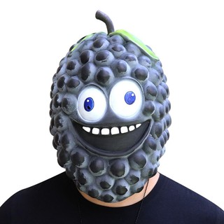 (Có Sẵn) Mặt Nạ Hoá Trang Halloween, Mặt Nạ Trái Nho Vui Nhộn Bằng Cao Su Thiên Nhiên