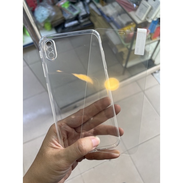 Combo 2 món ốp và cường lực trong suốt