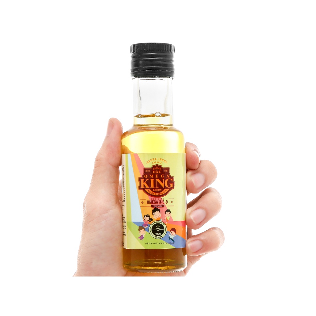 Dầu ăn Omega King Kiddy chai 100ml