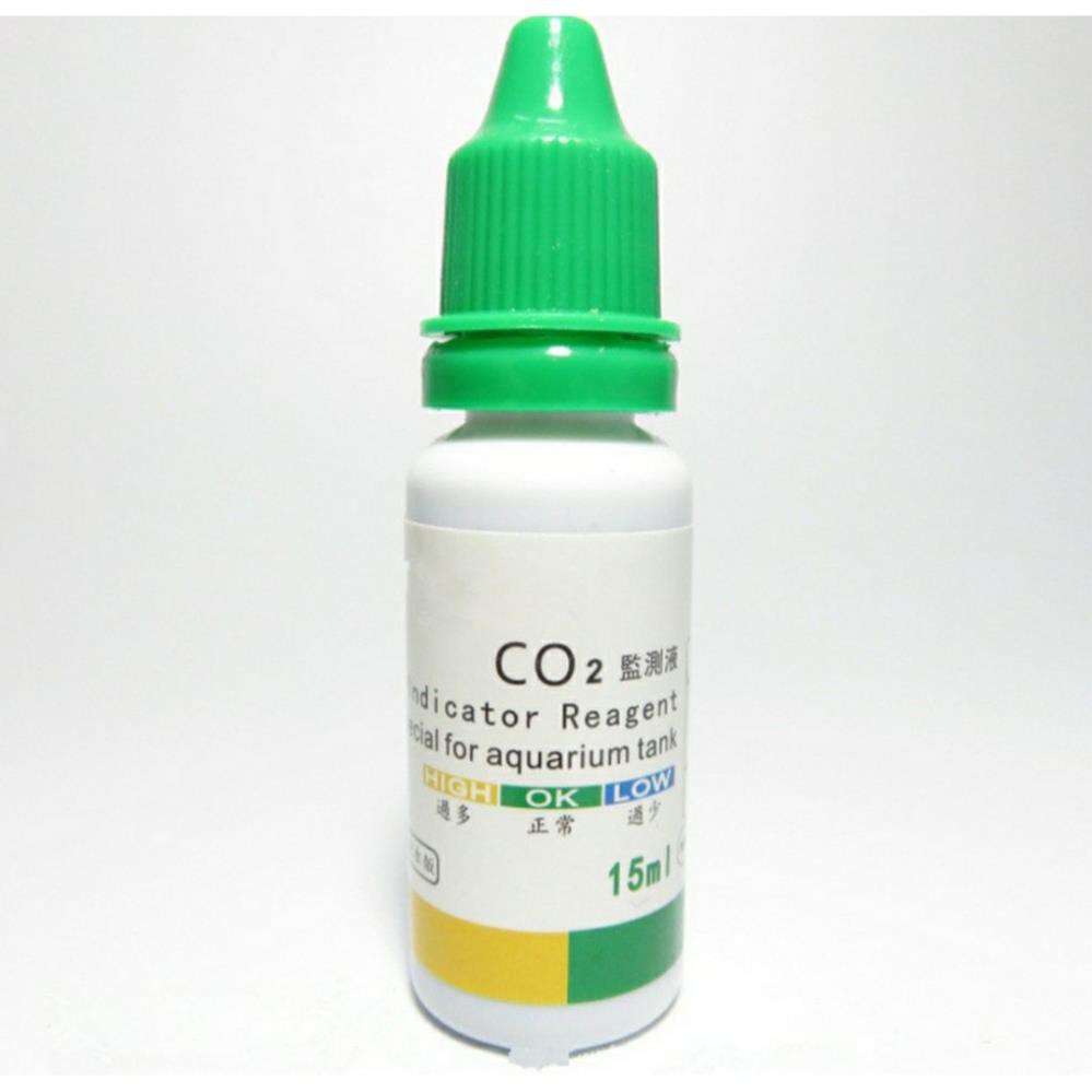 Dung dịch test Co2 Lọ 15ml- Dung dịch kiểm tra nồng độ khí co2 trong nước